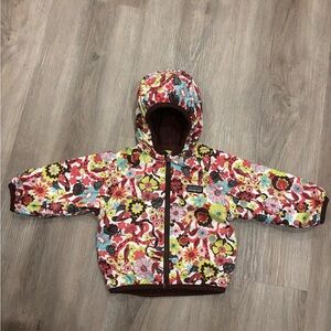 Patagonia Kids Deep Purple Reversible Puffer Jacket